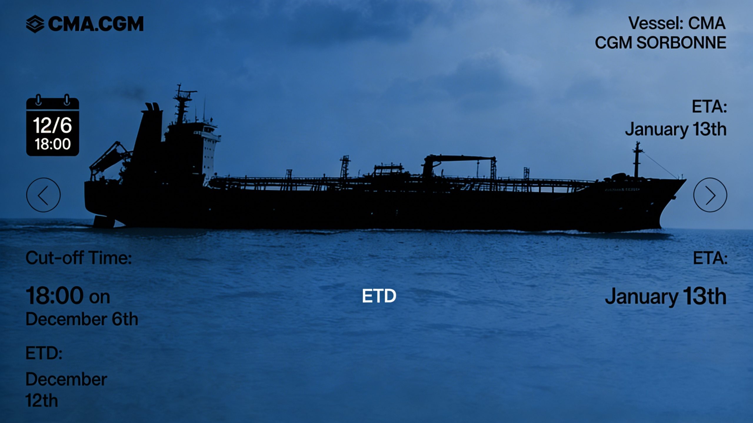 European shipping cut-off dates adjusted